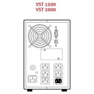 Vision VST - Riello Line Interactive USV Anlage 800-2000VA