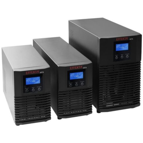 MTX Serie Line-Interaktive 1-phasige USV Anlagen mit 800 - 3000 VA Leistung von Effekta