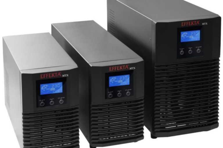 MTX Serie Line-Interaktive 1-phasige USV Anlagen mit 800 - 3000 VA Leistung von Effekta